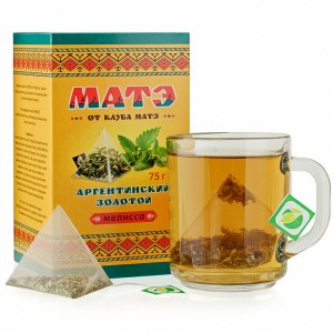 Мате Аргентинский золотой с мелиссой пакетированный