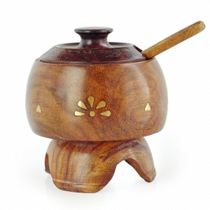Сахарница с ложкой